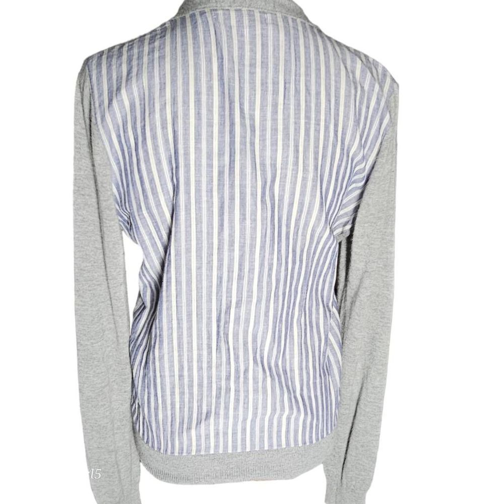 SJOBECK Cashmere & Cotton Two Tone Cardigan Womens Medium